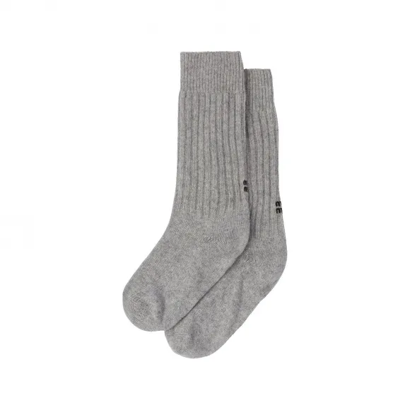 缪缪/Miu Miu 灰色 羊毛袜 MCZ450-11QD-F0031