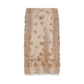 缪缪/Miu Miu 丝质和羊毛半身裙 MG1788-10A8-F0036