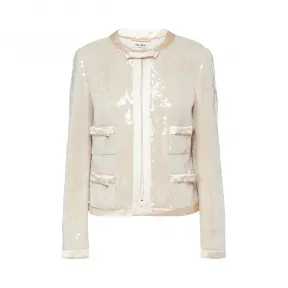 缪缪/Miu Miu 亮片外套 MH1503_3A8I_F0627