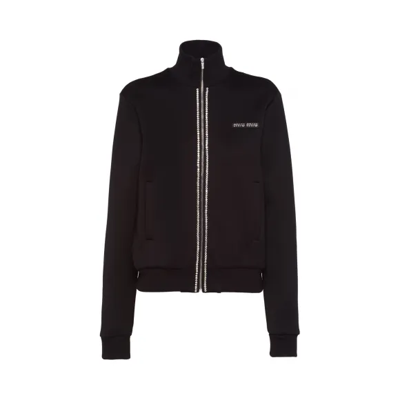 缪缪/Miu 钩针编织棉质绕颈裙 MMA687-1TH7-F0010