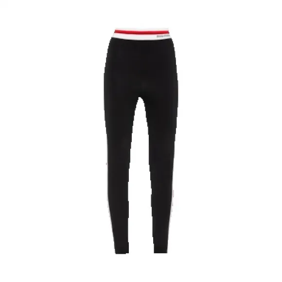 缪缪/Miu Miu 平纹针织打底裤 MJP245-1ZFU-F0002