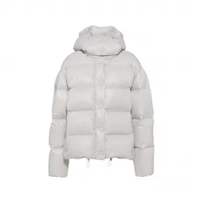 缪缪/Miu Miu 云朵灰 尼龙羽绒外套 ML734-11OT-F0424