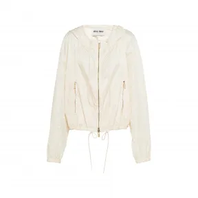 缪缪/Miu Miu 象牙色 尼龙夹克 ML945-1VH5-F0304