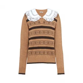 缪缪/Miu Miu 驼毛针织衫 MML227_1Q35_F0040