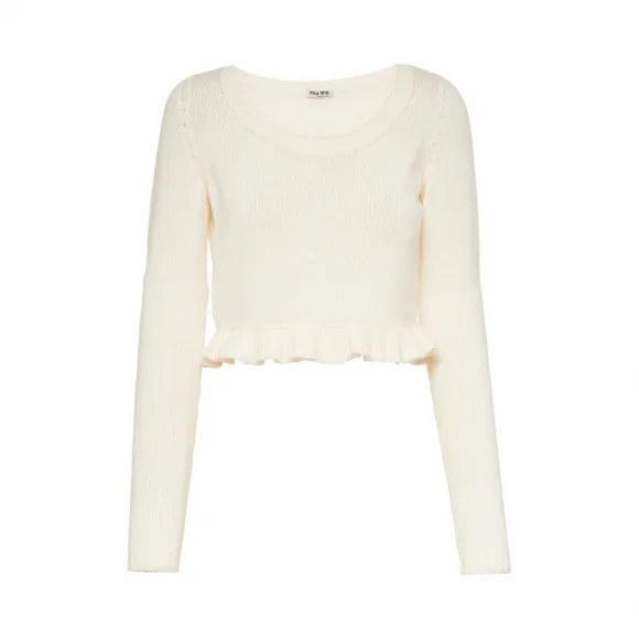 缪缪/Miu 刺绣牛仔裤 MP1345-1MHQ-F0009