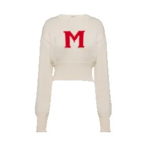 缪缪/Miu Miu 羊毛嵌花毛衣 MML497-1ZAK-F0009