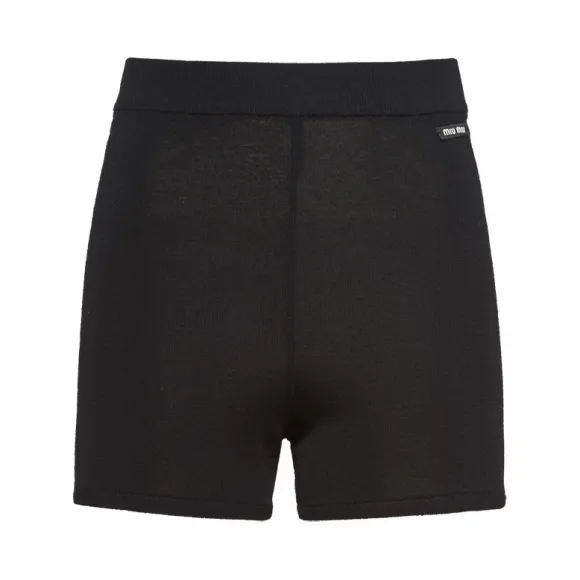 缪缪/Miu Miu 羊毛短裤 MMP140_1VKE_F0002