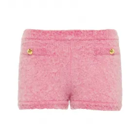 缪缪/Miu Miu 粉红色 圈绒短裤 MMP187-12KD-F0028
