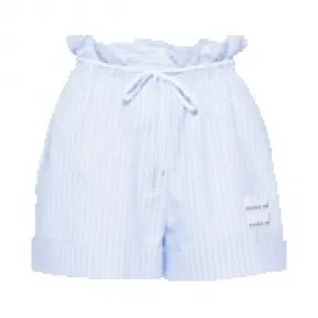 缪缪/Miu Miu 刺绣牛津棉百慕大短裤 MP1549-J2Y-F0012