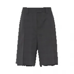 缪缪/Miu Miu 刺绣威尔士亲王格百慕大短裤 MP1570-10DI-F0480