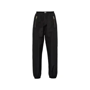 缪缪/Miu Miu 黑色 科技丝质慢跑裤 MP1634-121G-F0002