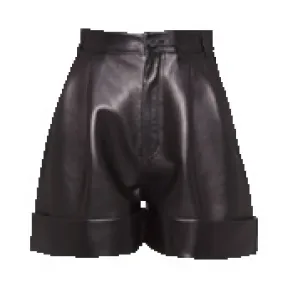 缪缪/Miu Miu 软羊革短裤 MPP329-038-F0002