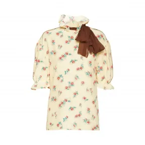 缪缪/Miu Miu 印花平纹绉上衣 MT1505_1VOM_F0032