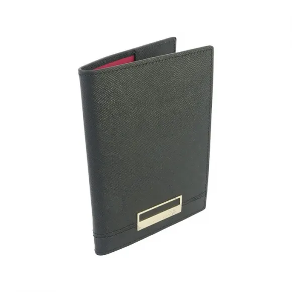 万宝龙/Montblanc Sartorial 黑色纹理皮革护照夹 U0114613