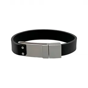 万宝龙/Montblanc 不锈钢皮手链 小号 11497760