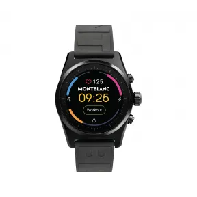 万宝龙/Montblanc 全新万宝龙智能腕表SUMMIT Lite 纯黑款配橡胶表带 128412 - U0128412