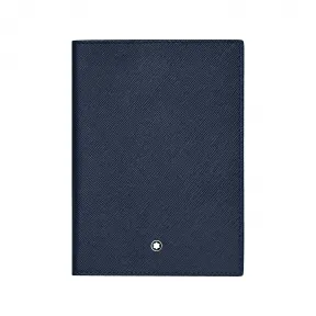 万宝龙/Montblanc 全新万宝龙匠心系列护照夹 蓝色 128598 - U0128598