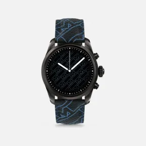 万宝龙/Montblanc Montblanc Summit 2 Stainless Steel Black Montblanc Pattern Blue - Smartwatches 男表 手表 U0128127