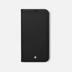 万宝龙/Montblanc Montblanc Sartorial Flip Side Cover with 2cc and view pocket for Apple iPhone 13 Pro Max - Phone case  手机壳 U0129864