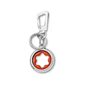 万宝龙/Montblanc MB131105-全新万宝龙大班系列六角白星品牌标识钥匙扣 银橙色