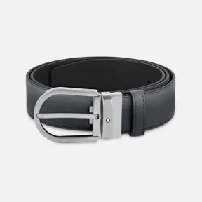 万宝龙/Montblanc 马蹄形扣晕染锻铁 35 毫米皮带 - 奢华皮带 MB131701 1647597330045454