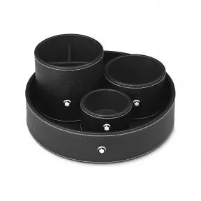 万宝龙/Montblanc MB133160-万宝龙书写配件大号圆形托盘 经典黑