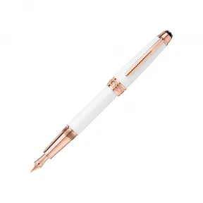 万宝龙/Montblanc 大班White Solitaire Classique系列玫瑰金墨水笔 U0113323