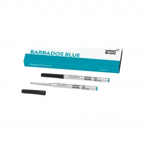 万宝龙/Montblanc MB116219-2支装巴巴多斯蓝圆珠笔笔芯（M）