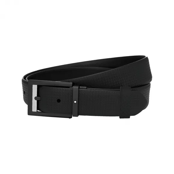 万宝龙/Montblanc 黑色自由剪裁休闲皮带 U0123907