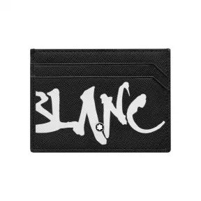 万宝龙/Montblanc 匠心系列皮夹，5个信用卡位，饰有书法字体图案 U0124141