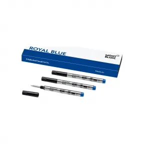 万宝龙/Montblanc 3支装蓝色小号签字笔笔芯M型 U0124505