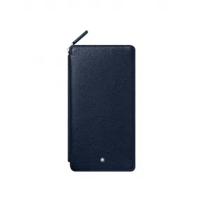 万宝龙/Montblanc 大班软皮粒纹系列拉链旅行皮夹，13个信用卡位 U0124696