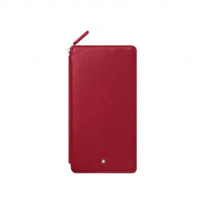 万宝龙/Montblanc 大班软皮粒纹系列拉链旅行皮夹，13个信用卡位 U0124697