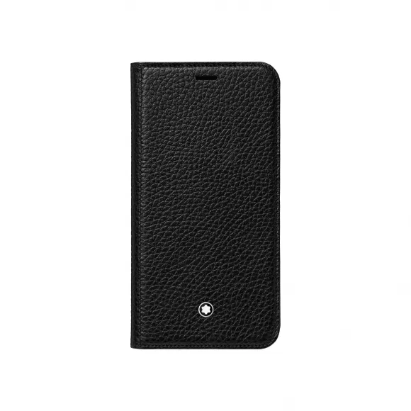 万宝龙/Montblanc 大班软皮粒纹侧翻盖支架保护套(Apple iPhone XS) U0124893