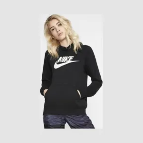 耐克/Nike 黑/白色 女子针织套头连帽衫 BV4127-010