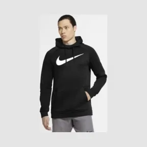耐克/Nike 黑/白色 Swoosh 男子套头训练连帽衫 CU6240-010