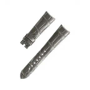欧米茄/Omega 亮面灰色鳄鱼皮表带，搭配针扣 腕表表带 032CUZ013036|025STZ008680