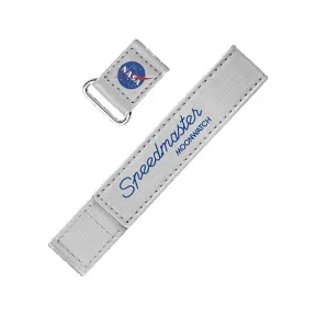 欧米茄/Omega 超霸月球表灰色VELCRO®Brand表带2件套 腕表表带 032CWZ016040