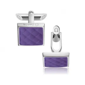 欧米茄/Omega 不锈钢与紫色橡胶: 袖扣 C92STA0509305