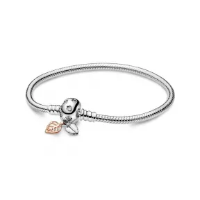 潘多拉/Pandora Moments银手链 落叶链扣 经典手链 Pandora Rose +925银 588333CZ