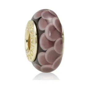 潘多拉/Pandora Purple Glass Lotus Charm 750505