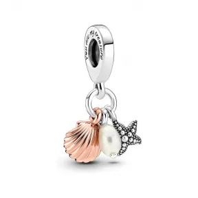 潘多拉/Pandora 人工淡水养殖珍珠、海星与贝壳三合一吊饰 781690C01