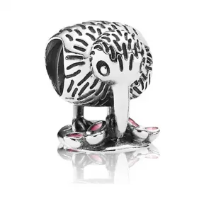 潘多拉/Pandora Kiwi bird, pink enamel 791217EN24