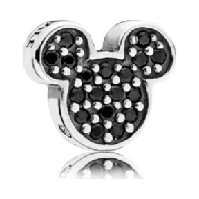 潘多拉/Pandora Disney, Sparkling Mickey Icon Petite Locket Charm, B