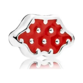 潘多拉/Pandora Disney, Minnie Skirt Petite Locket Charm, Red Enamel