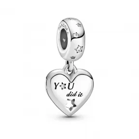 潘多拉/Pandora 心形吊坠 星星手链 闪耀星光恭贺心禧吊饰 799323C01