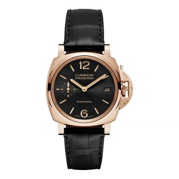沛纳海/Panerai 5NPt红金 LUMINOR DUE系列 自动机械表芯 男表 PAM00908