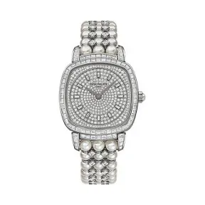 百达翡丽/Patek Philippe Gondolo系列 18k白金镶钻 手动机械机芯  7042-100G-001