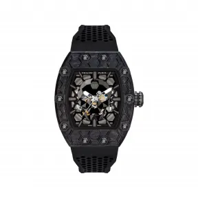 菲利普·普莱因/Philipp Plein 鳄鱼皮暗黑王碳纤维角斗士腕表 122616-02-4-0