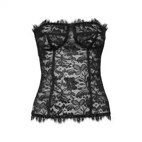 菲利普·普莱因/Philipp Plein 上衣紧身胸衣蕾丝 AABC-WRK0449-PTE003N-02